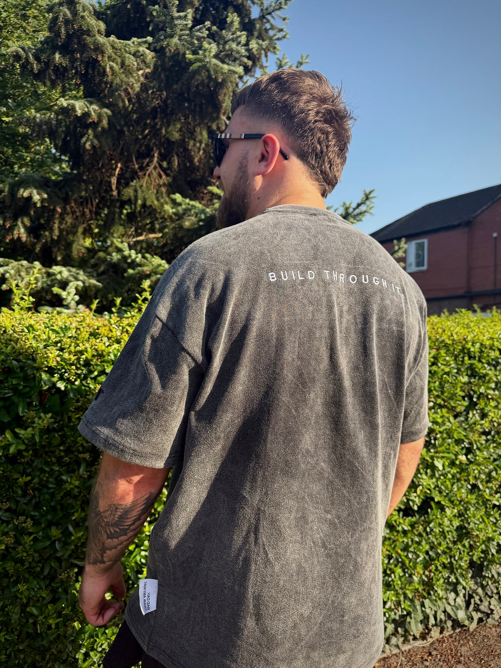 BTI Vintage Oversized Tee - Acid Black